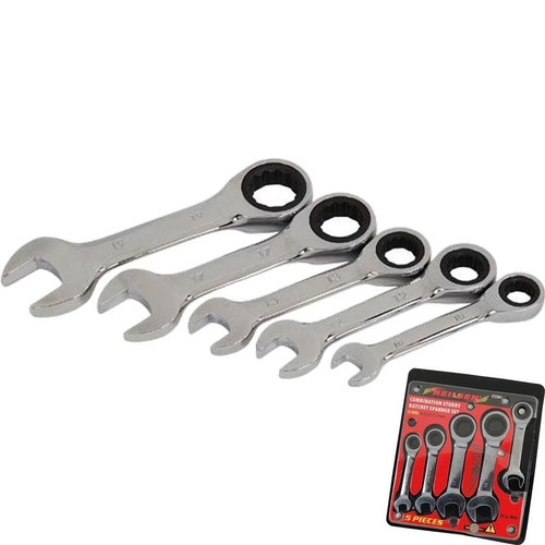 Neilsen 5pc stubby ratchet - neilsen,