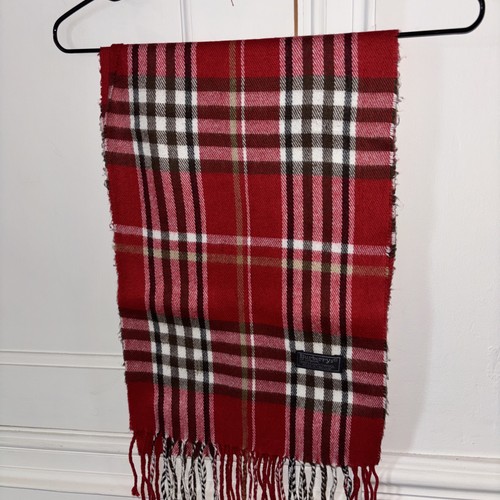 Burberry scarf red - burberry,