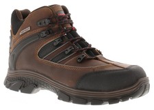 Hoggs of Fife Mens Safety Boots Apollo Steel Toe Cap Leather Lace Up brown UK Si