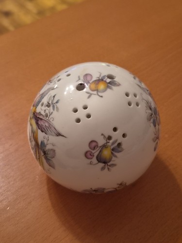 Porcelain vintage pomander - vintage,