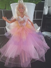 Hasbro Vintage Sindy Sweet Secrets Doll 1992 Beautiful Hair And Pink Ball gown
