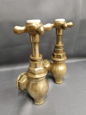 BRASS GLOBE TAPS  REFURBISHED