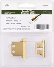 Replacement Blade For Wahl Detailer Gold Extra Double T -Wide Blade Set Trimmer