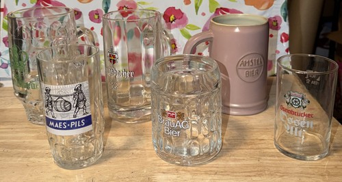Vintage german beer glass - german, lot