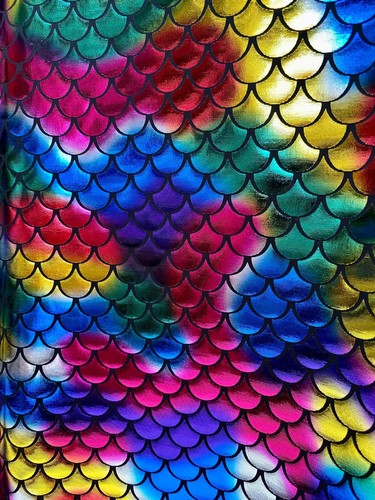 Mermaid scale fabric fish - scale,
