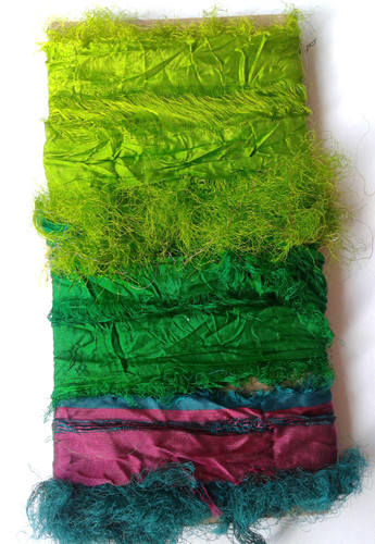 Sari silk ribbons - 3,