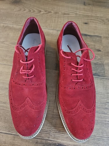Paolo vandini men red suede - red,