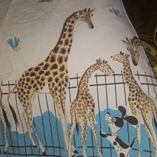 VTG  St. Pillowcase GIRAFFE