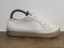 Clarks Barleigh Lace Trainers Gum Sole Nubuck Leather Sneakers UK 7 D EU 41 