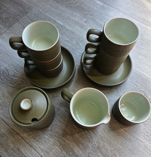 Vintage denby chevron coffee - denby,