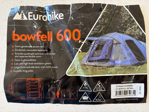 Eurohike bowfell 600 family - family, 6