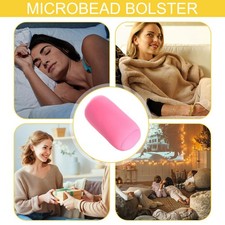 UK Microbead 7Colors Roll Cushion Neck Waist Back Head Support Sleep Pillow Trav