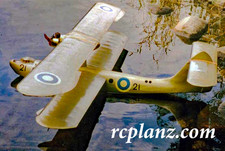 R/C AIRPLANE PLANS & PATTERNS: T21 Kuutti 66" Wingspan - .20 RC Seaplane