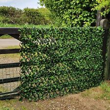 Artificial Laurel Leaf Hedge Screening – Garden Privacy Fence Panel Outdoor 1x2m