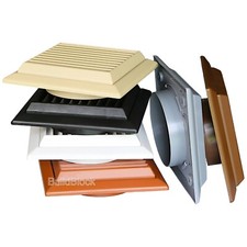 External Wall Vent Grille ventilation extractor cover outlet grill outside duct