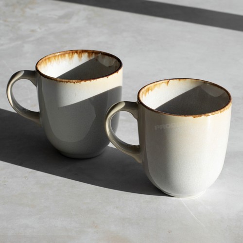 Set cream reactive glaze - set, 2