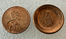 Masonic counter stamped - masonic,