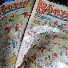 The Beezer Comic X 2 - 1971 issue 812 & 813  August 7th & 14th
