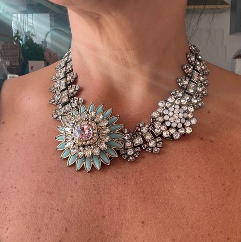 Zara floral statement - , necklace