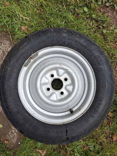 Caravan wheel and tyre - caravan,