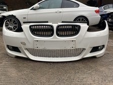 BMW 3 Series E92 E93 M Sport Complete Front Bumper & Parking Sensors White 300
