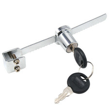 Reptile Vivarium Terrarium Showcase Display Cabinet Sliding Glass Door Lock+ Key