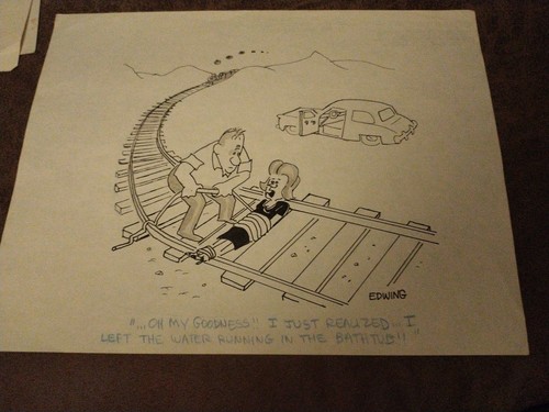Original older comic artwork - older,