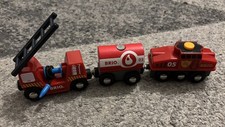 Brio fire and rescue train set