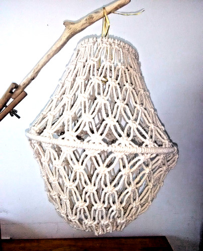 Large macrame lobster - macrame,