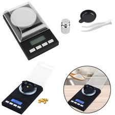 Mini Pocket Digital Scales 0.001-50g Gold Jewellery Weighing LCD Electronic