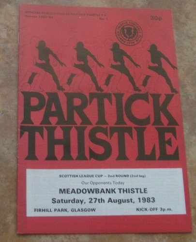 1983 partick thistle - (aug),