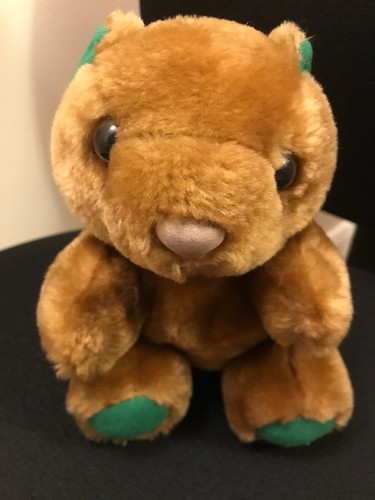 Classic brown colour - , plush
