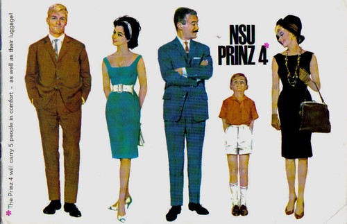 Nsu prinz standard deluxe - 4, &