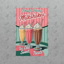 Vintage Style Milkshake Metal