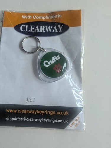 Crufts dog show keyring from - dog,