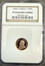 South Africa 2008 Gold 1/10