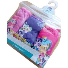 Kids Age 3/4 My Little Pony 3 Pack COTTON Briefs/knickers