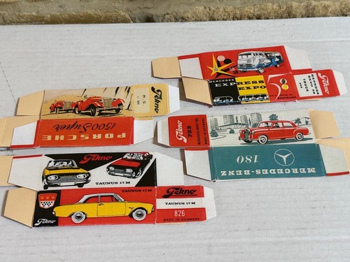 Lot repro boxes of tekno - of,