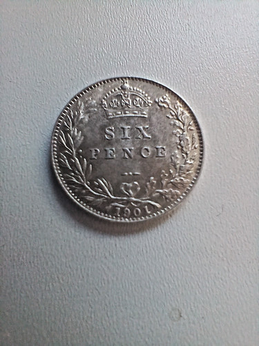 1901 sixpence victoria - 1901,