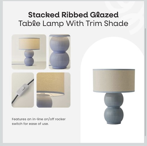 Valuelights blue beige glazed - blue/beige,