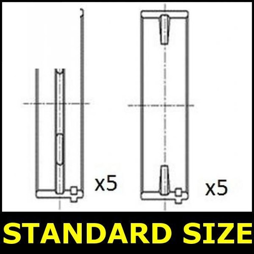 Crankshaft main bearing - crankshaft, set