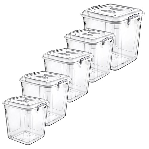Clear plastic food container - plastic,