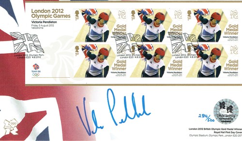 Victoria pendleton autograph - victoria,