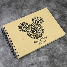 Personalised ECO Disney Autograph Book, Land, World, Cruise, Studios, A5
