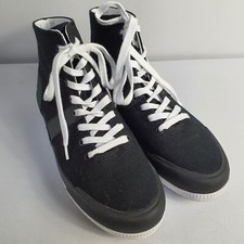 HUNTER  Canvas Ankle Boots High Top Trainers Retro Two Tone Plimsoll UK Size 6