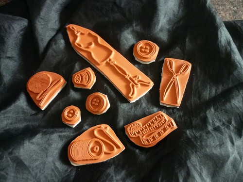 Needle craft themed rubber - themed,