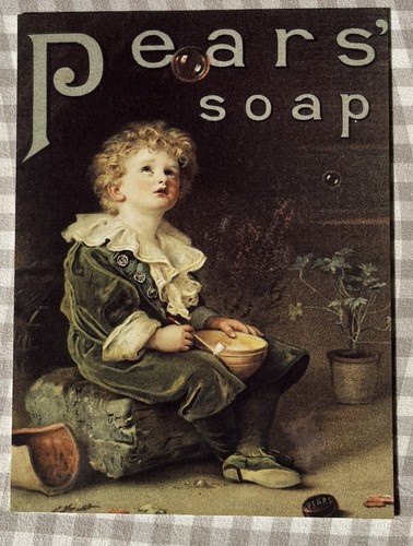 Pears soap retro tin metal - retro,