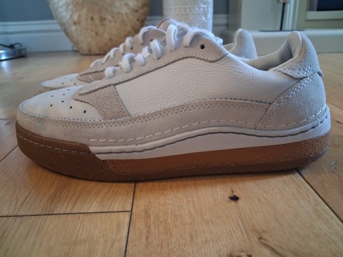 Clarks white leather craft - white,