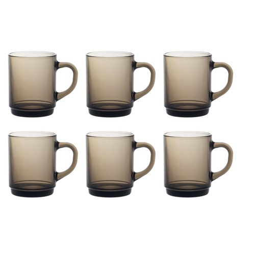 Versailles glass coffee mugs - glass,