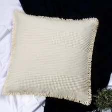 Waffle Euro Sham Covers Cotton